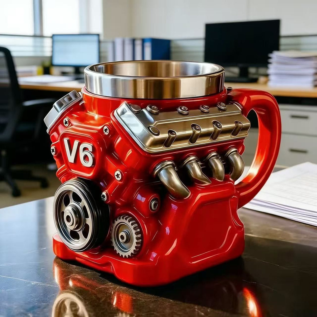 Mug in V6 Engine Design