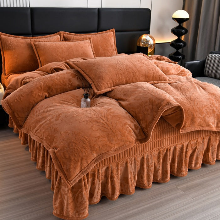 Luxurious Plush Velvet Comforter Set