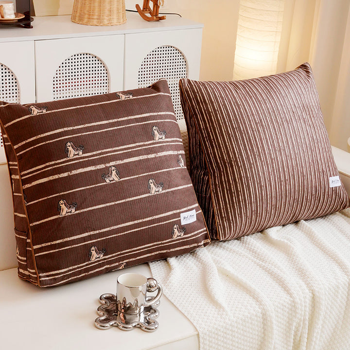 Dog-Themed Decorative Accent Pillow