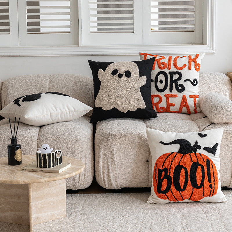 Halloween-Themed Decorative Pillow