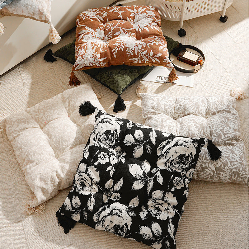 Decorative Floor Pouf for Living Room Seating