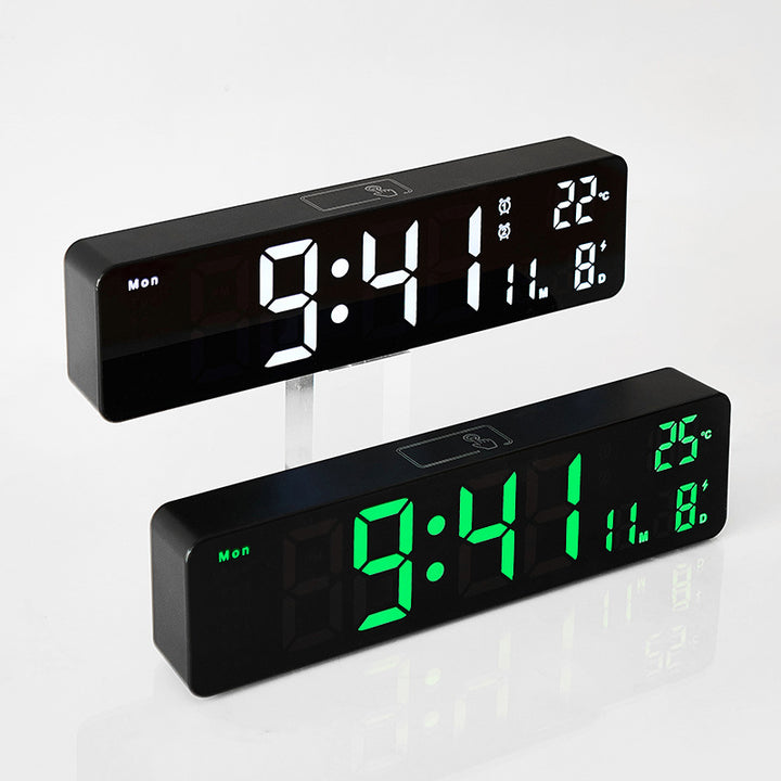 Digital Alarm Clock with Temperature Display