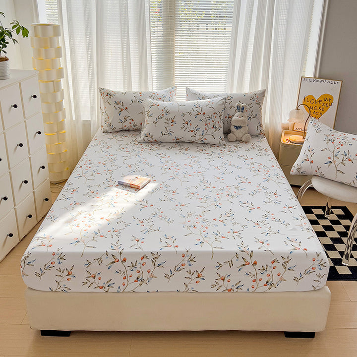 Premium Flannel Plaid Bed Linen Set