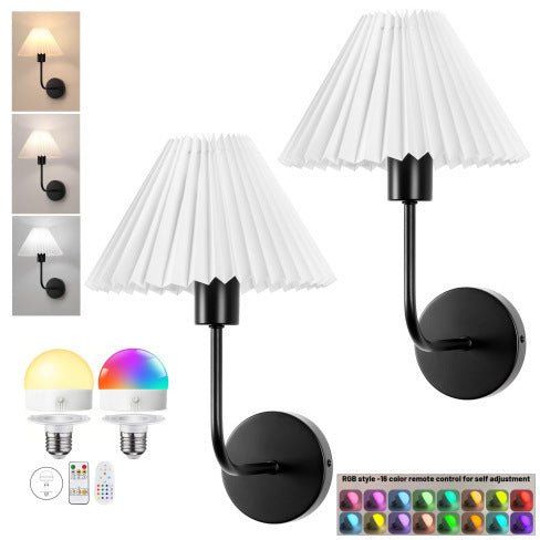 Modern folded wall lamp