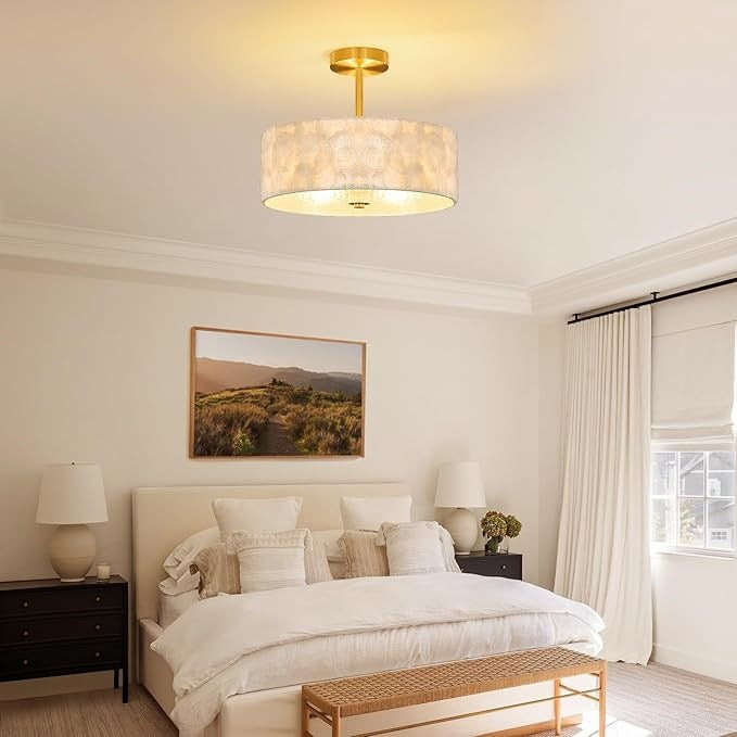 Modern Drum Ceiling Light