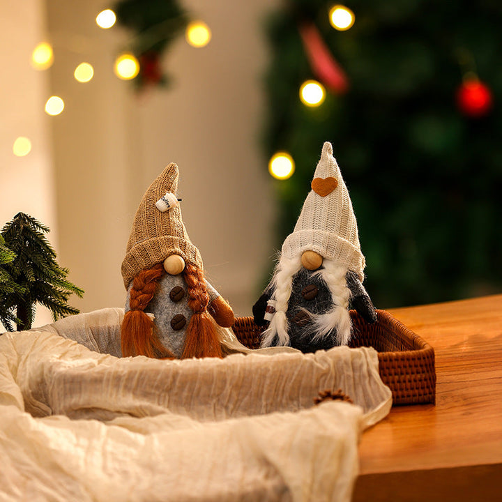 Decorative Christmas gnome figure
