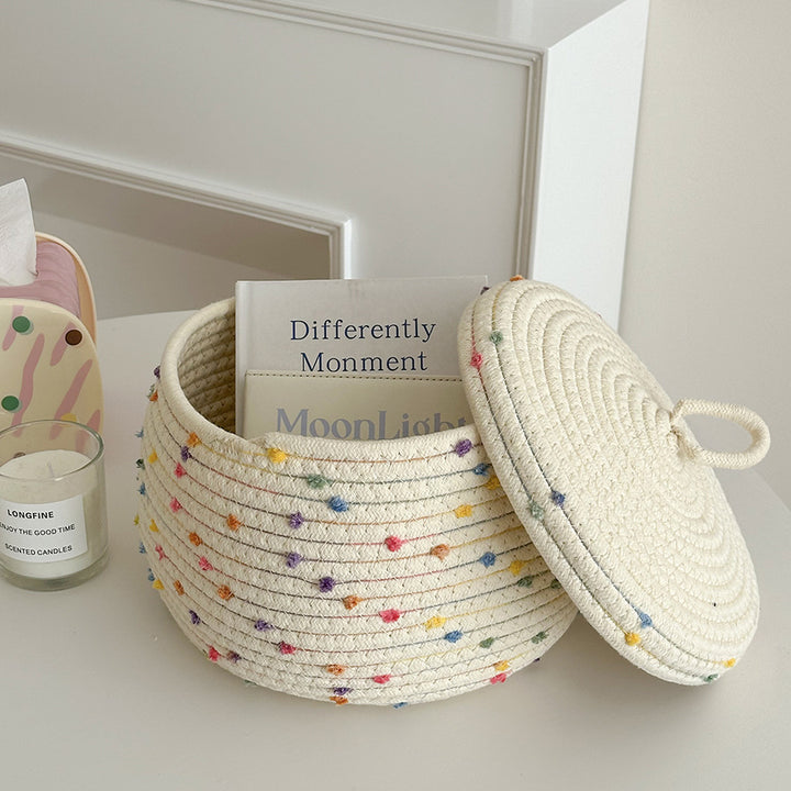 Handmade Cotton Storage Basket