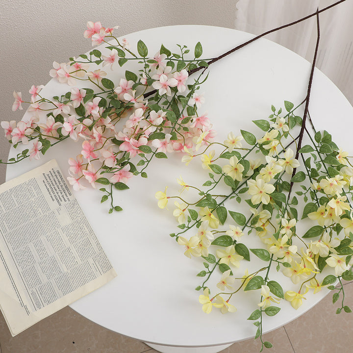 Artificial bouquet with delicate flowers