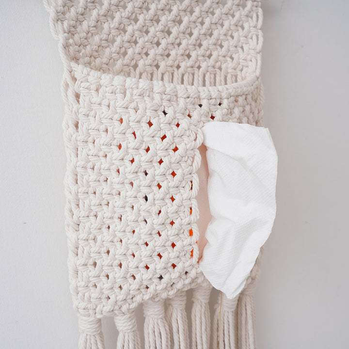 Decorative Macramé Wall Organizer