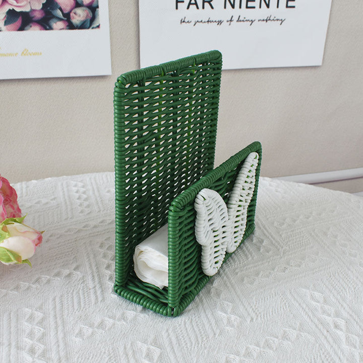 Decorative Butterfly Woven Storage Basket