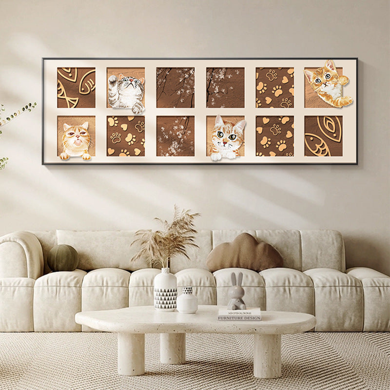 Cat-Themed Decorative Wall Art