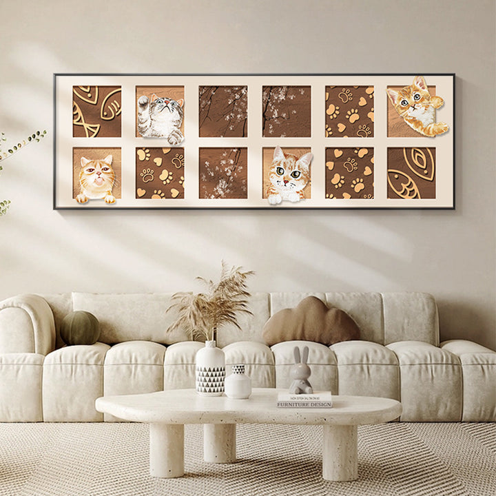 Cat-Themed Decorative Wall Art