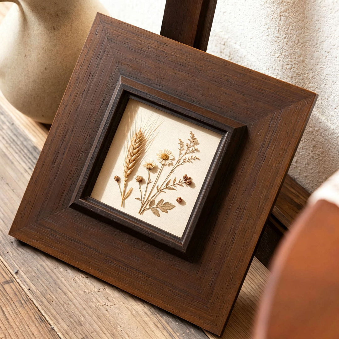 Elegant Artistic Framed Bird Illustration