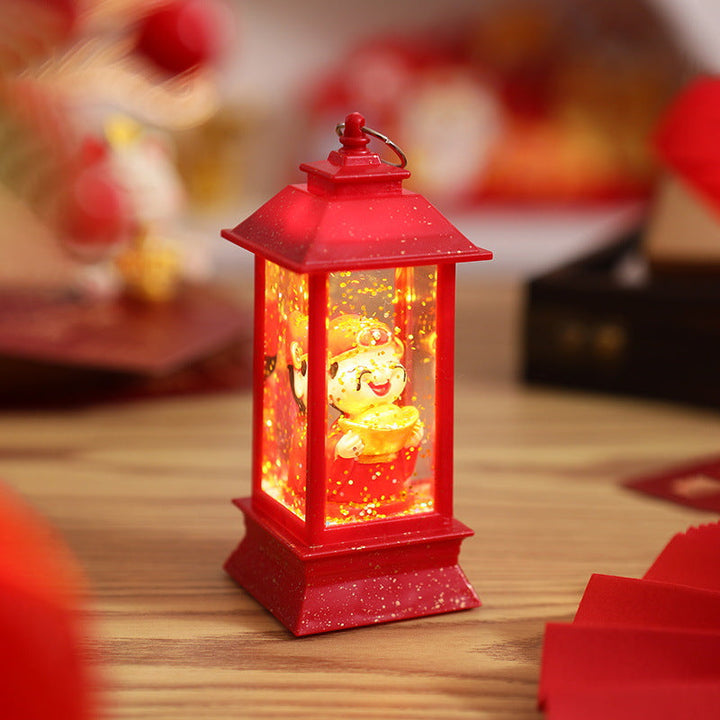 Decorative LED Lantern with festive motif