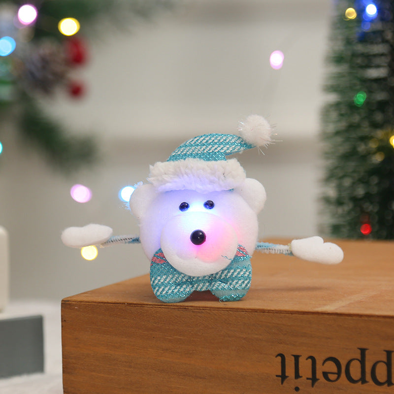 Creative Christmas wristband with snowman design