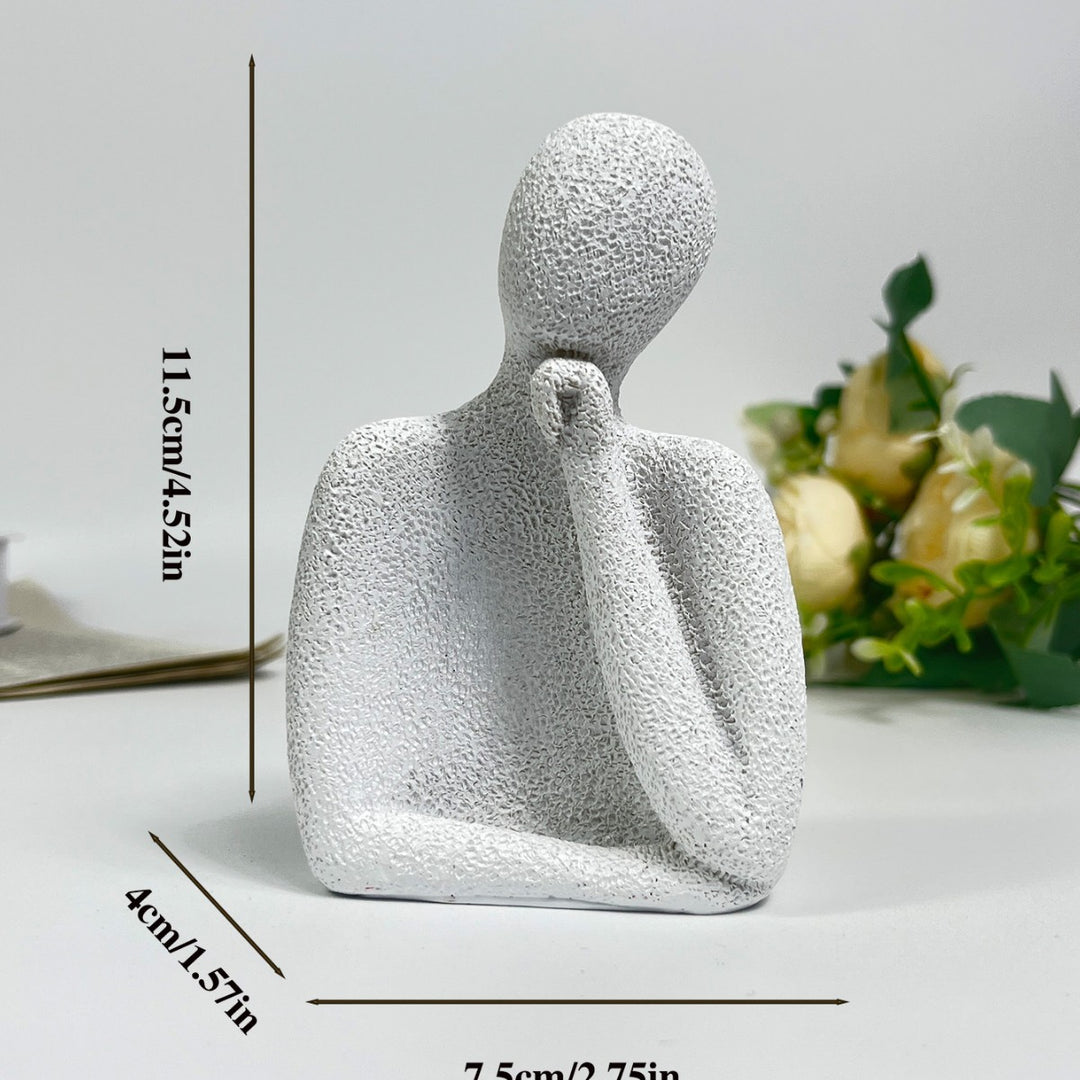 Contemplative Pose Decorative Figurine