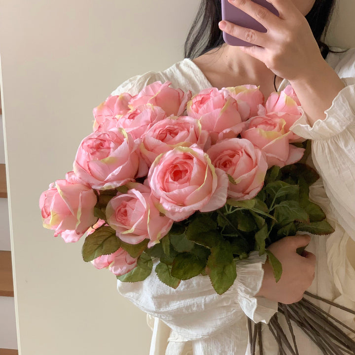 Realistic Decorative Rose Stem