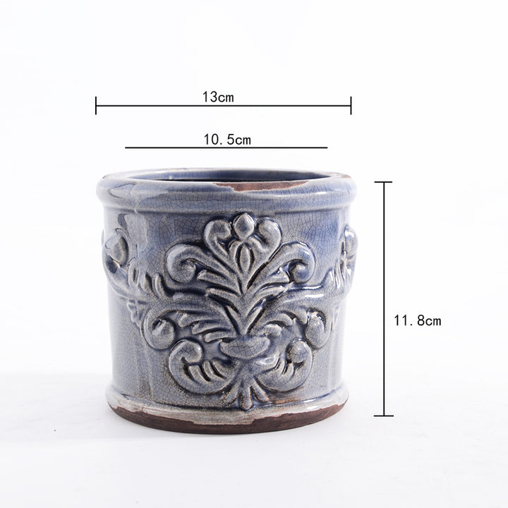 Elegant ceramic flower pot