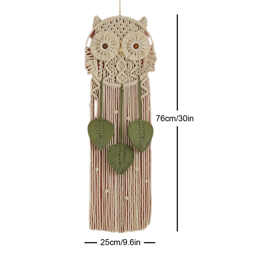 Decorative Owl Macrame Wall Hanging