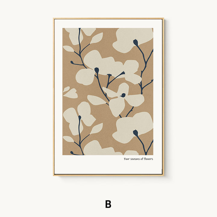 Floral Patterned Wall Art Print