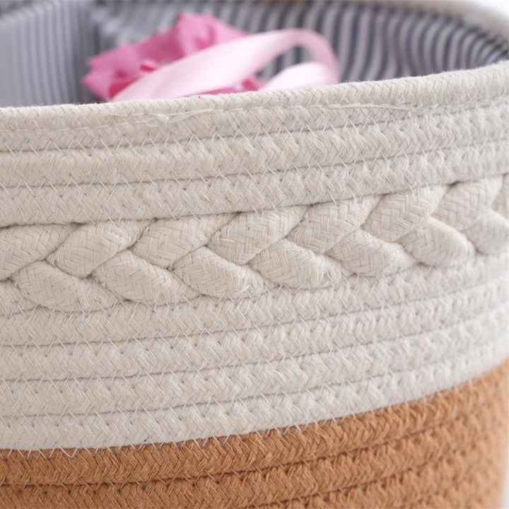 Decorative storage basket