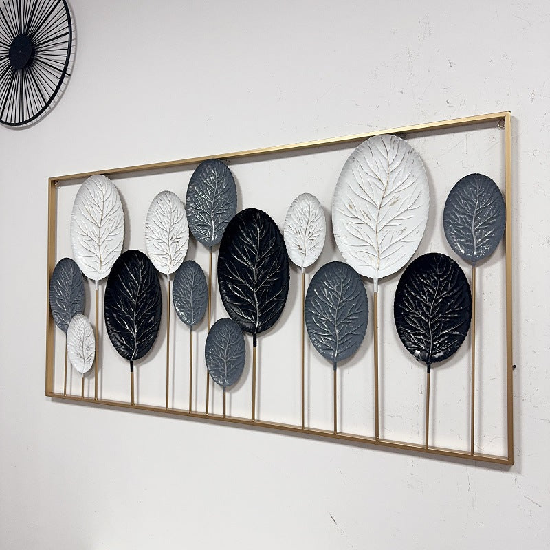 Decorative Metal Leaf Wall Art Sculpture