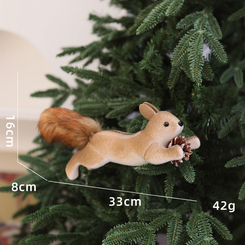 Cute decoration figure with squirrel motif