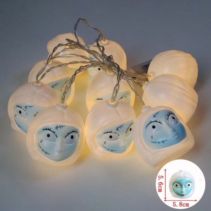 Decorative Halloween LED Pumpkin Ghost Bat String Lights