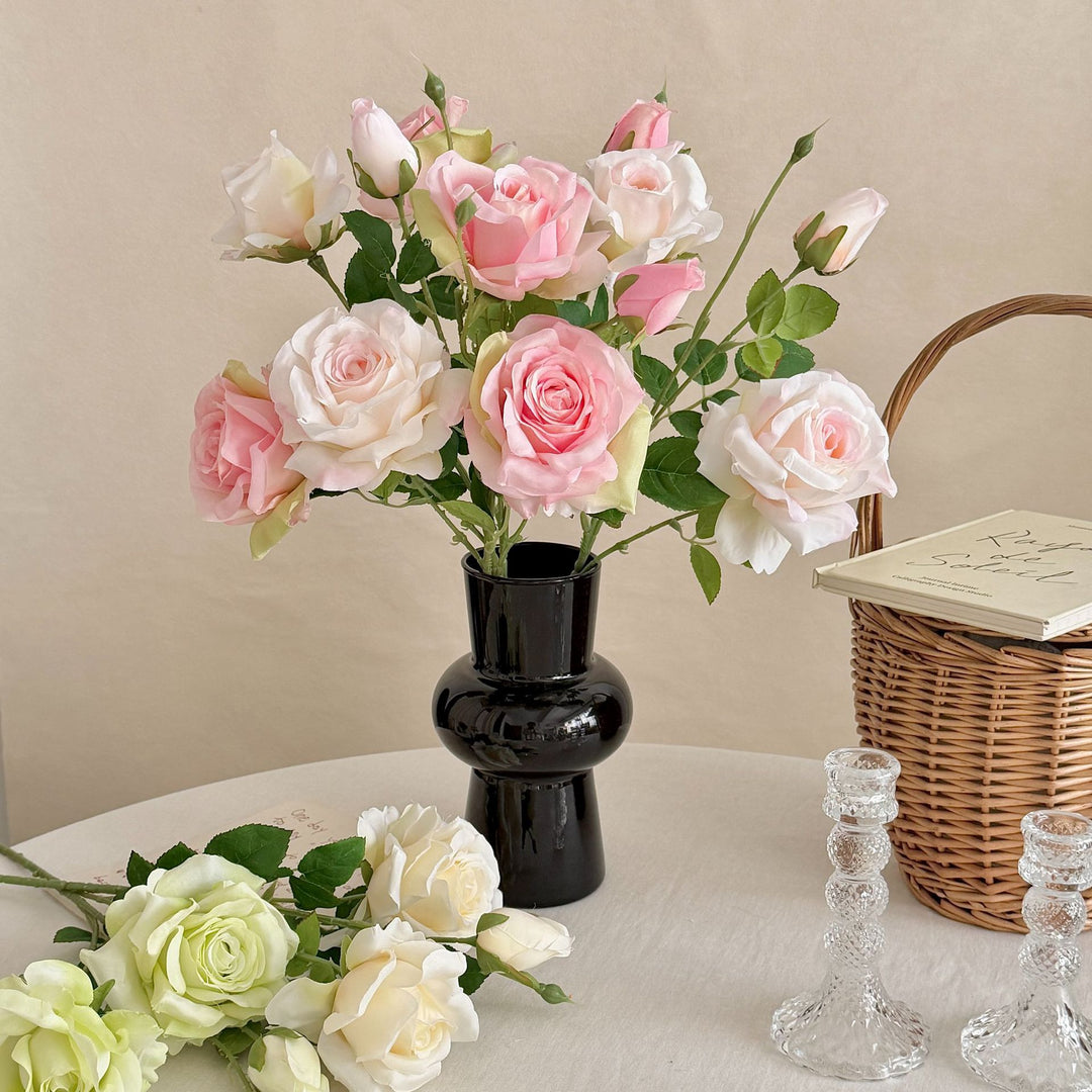 Faux Rose Stem Arrangement