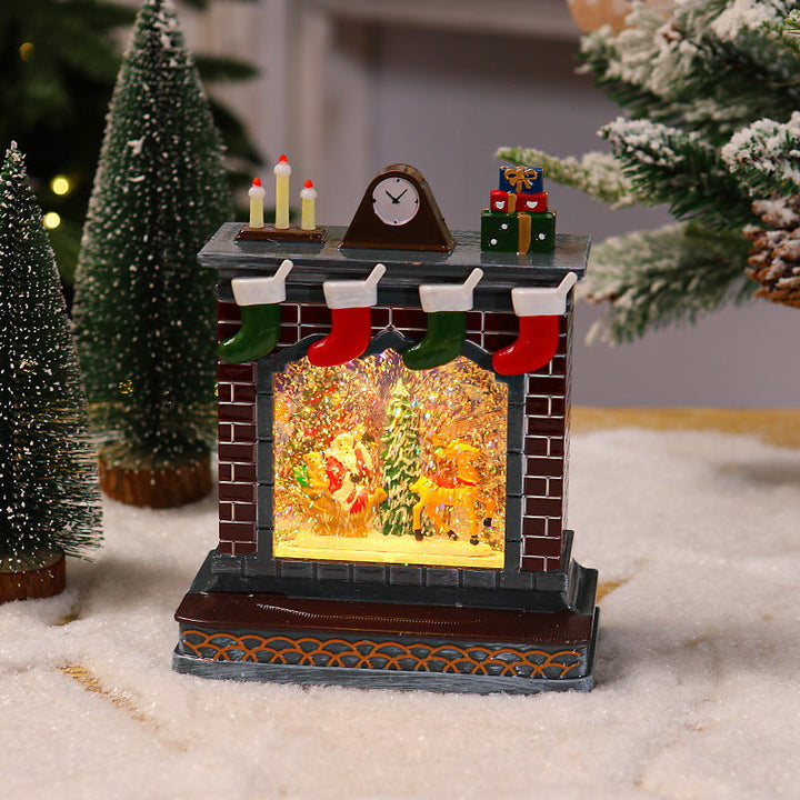 Decorative fireplace figure