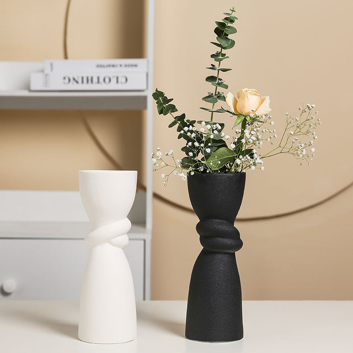 Elegant and contemporary ceramic vase