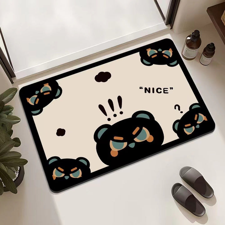 Playful Cat-Themed Entrance Mat