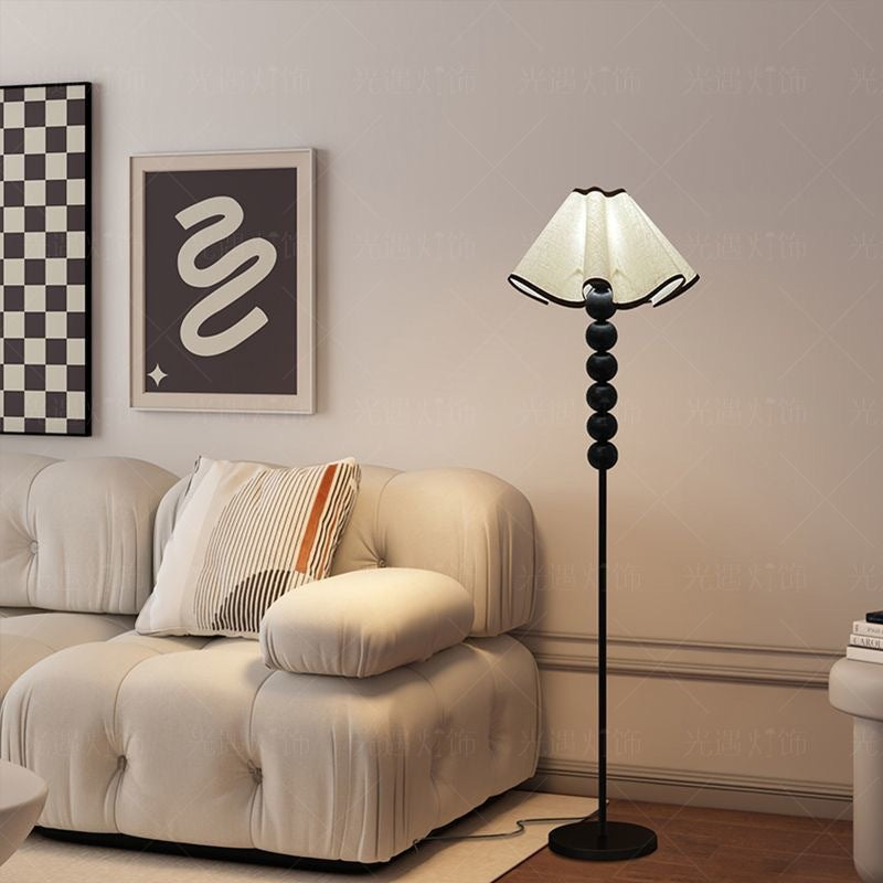 Contemporary metal floor lamp