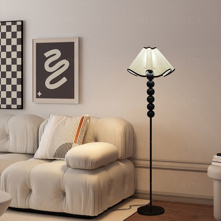 Contemporary metal floor lamp