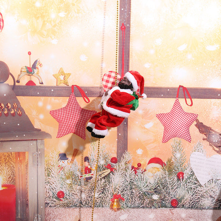 Decorative Santa Claus with ladder
