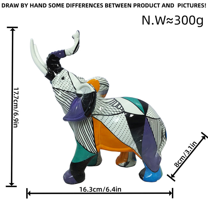 Artistic Elephant Figure