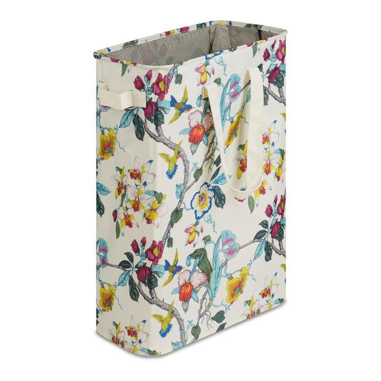 Foldable laundry basket with wheels and practical lid