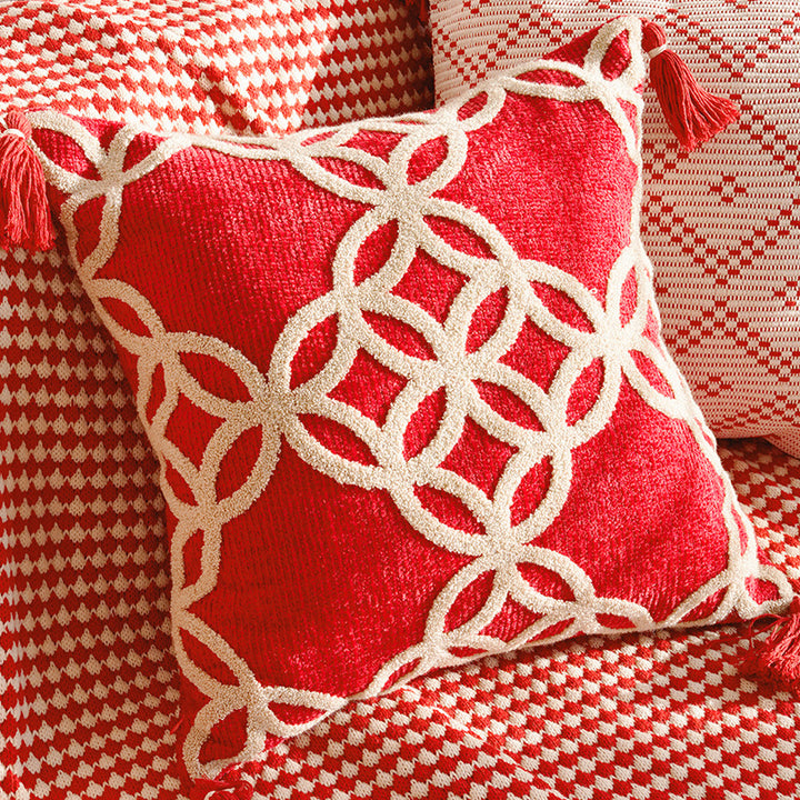 Artistic Patterned Decorative Throw Pillow