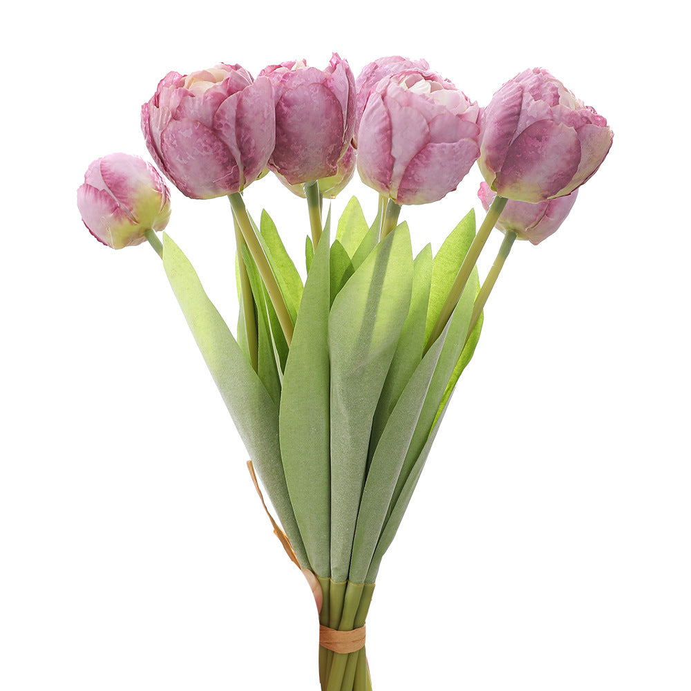 Artificial peony bouquet