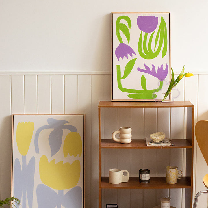 Chic Modern Floral Wall Art