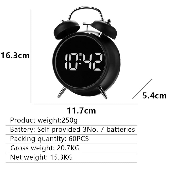 Digital Radio Alarm Clock in Modern Design