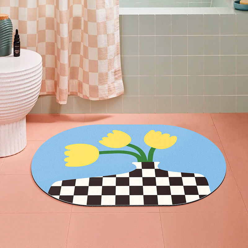 Floral Decorative Area Mat