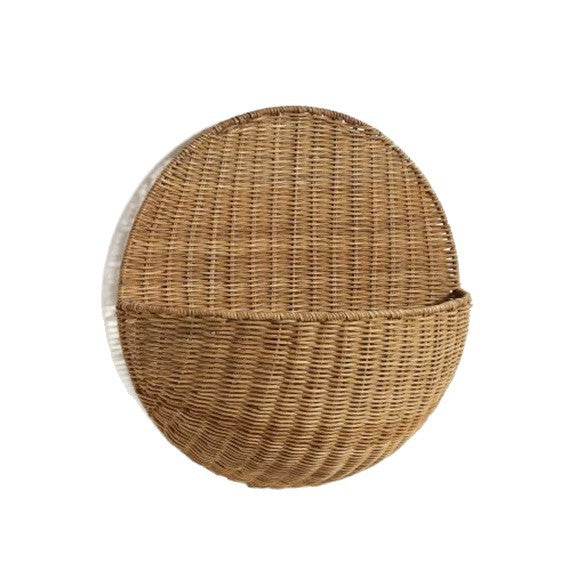 Wall basket for stylish storage