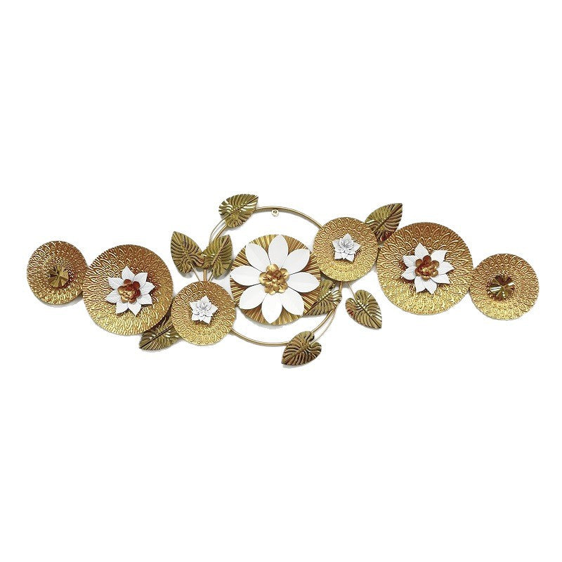 Elegant Floral Metal Wall Sculpture