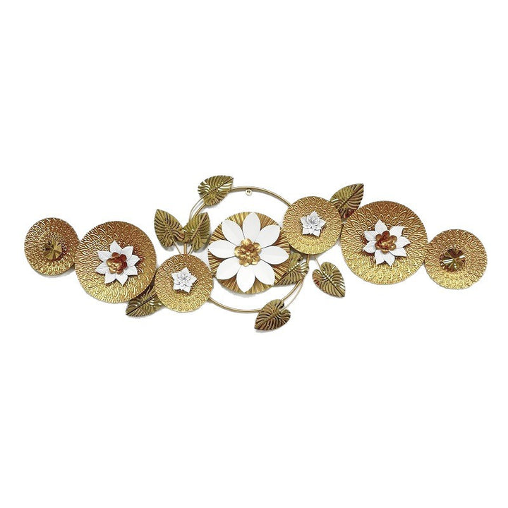 Elegant Floral Metal Wall Sculpture