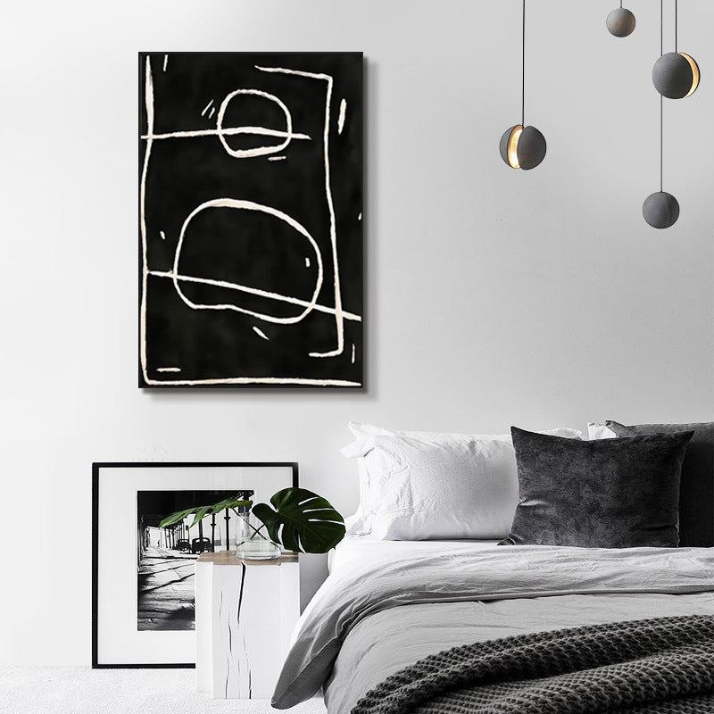 Abstract Line Art Framed Wall Print