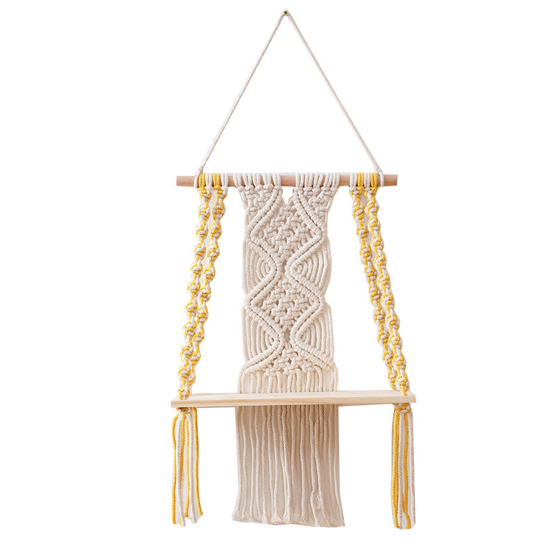 Decorative Macramé Swing Shelf