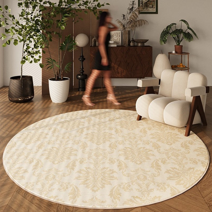 Round Vintage Area Rug