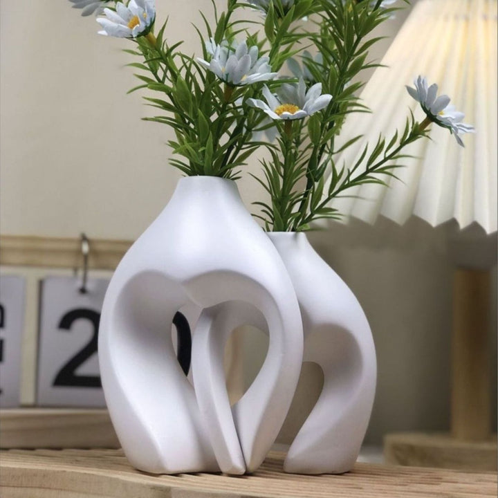 Heart-Shaped Ceramic Vase