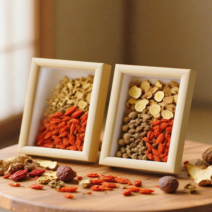 Artistic Herbal Spice Display Frame